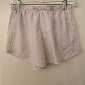 Nike dri fit standard fit size large white girls shorts